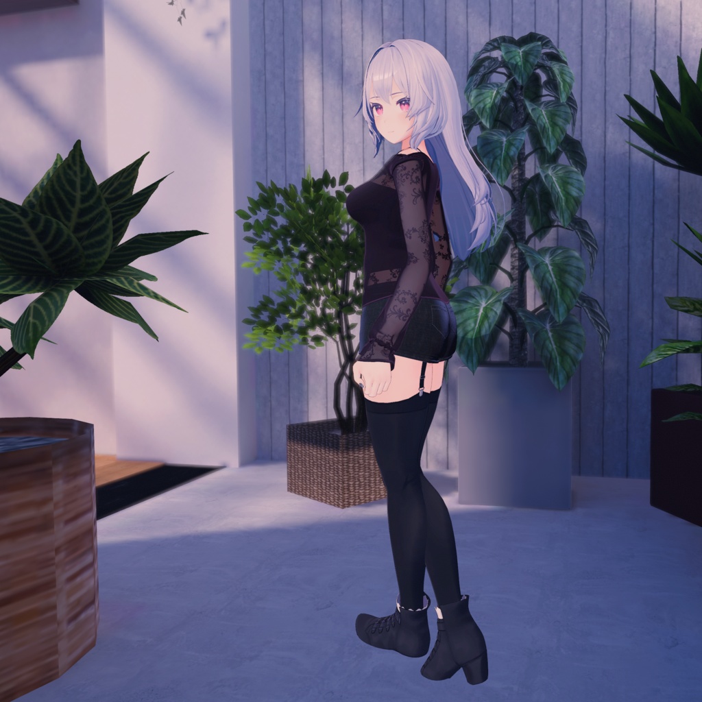 【桔梗用衣装】シースルー春コーデ