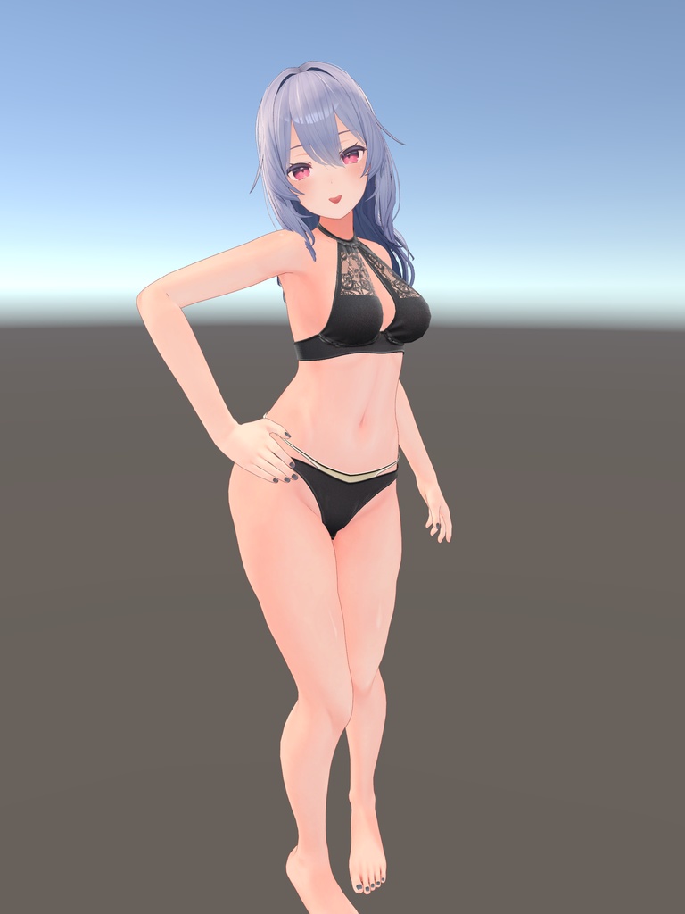 【桔梗用衣装】タートルネック水着