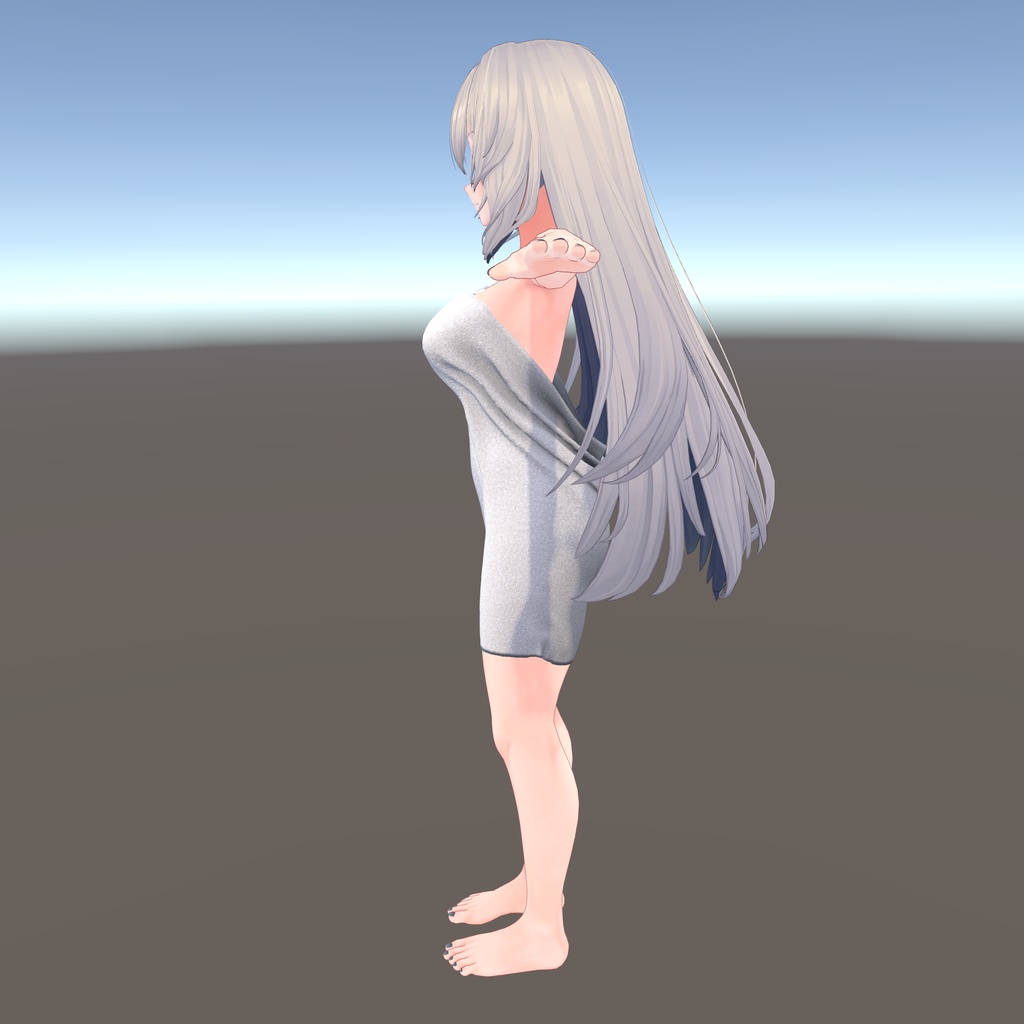 【桔梗用衣装】湯上りバスタオル