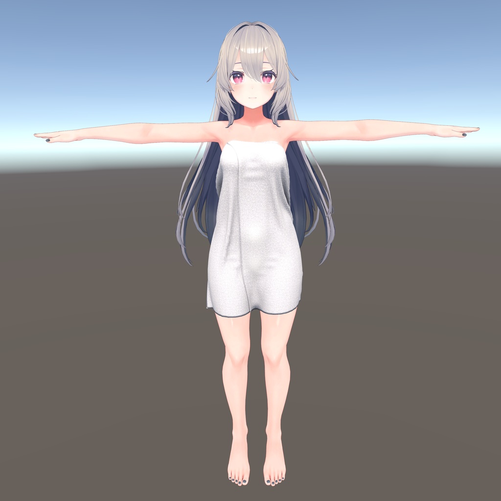 【桔梗用衣装】湯上りバスタオル