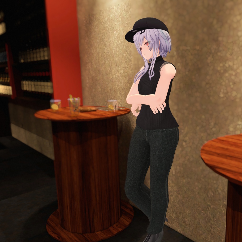 【シャーロ-Pure-用衣装】レースタートルネック