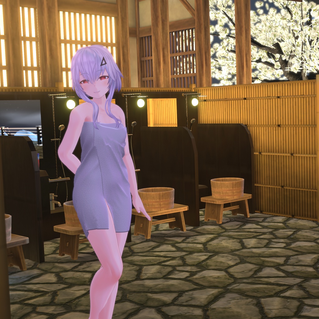 【シャーロ-Pure-用衣装】湯上りバスタオル