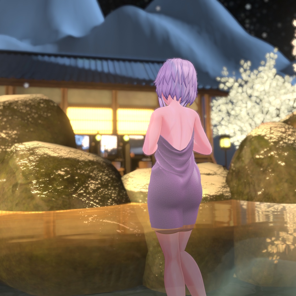 【シャーロ-Pure-用衣装】湯上りバスタオル