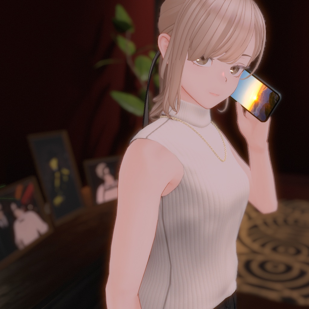 【フラクチュア用衣装】モードワイドパンツコーデ