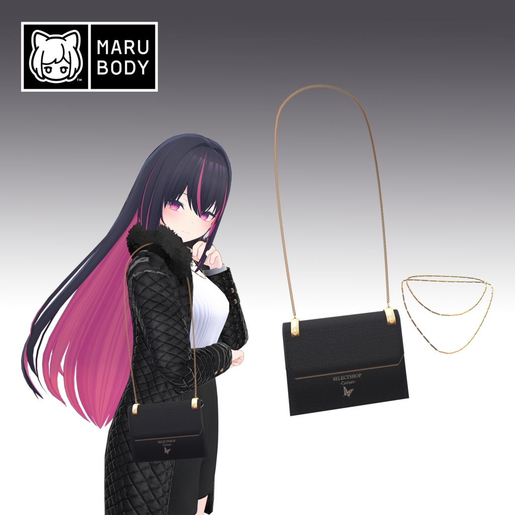 【まるぼでぃ用衣装】『 Fluffy -quilted coat winter- 』 SELECT SHOP-Cornet- #フラフィー #セレコル