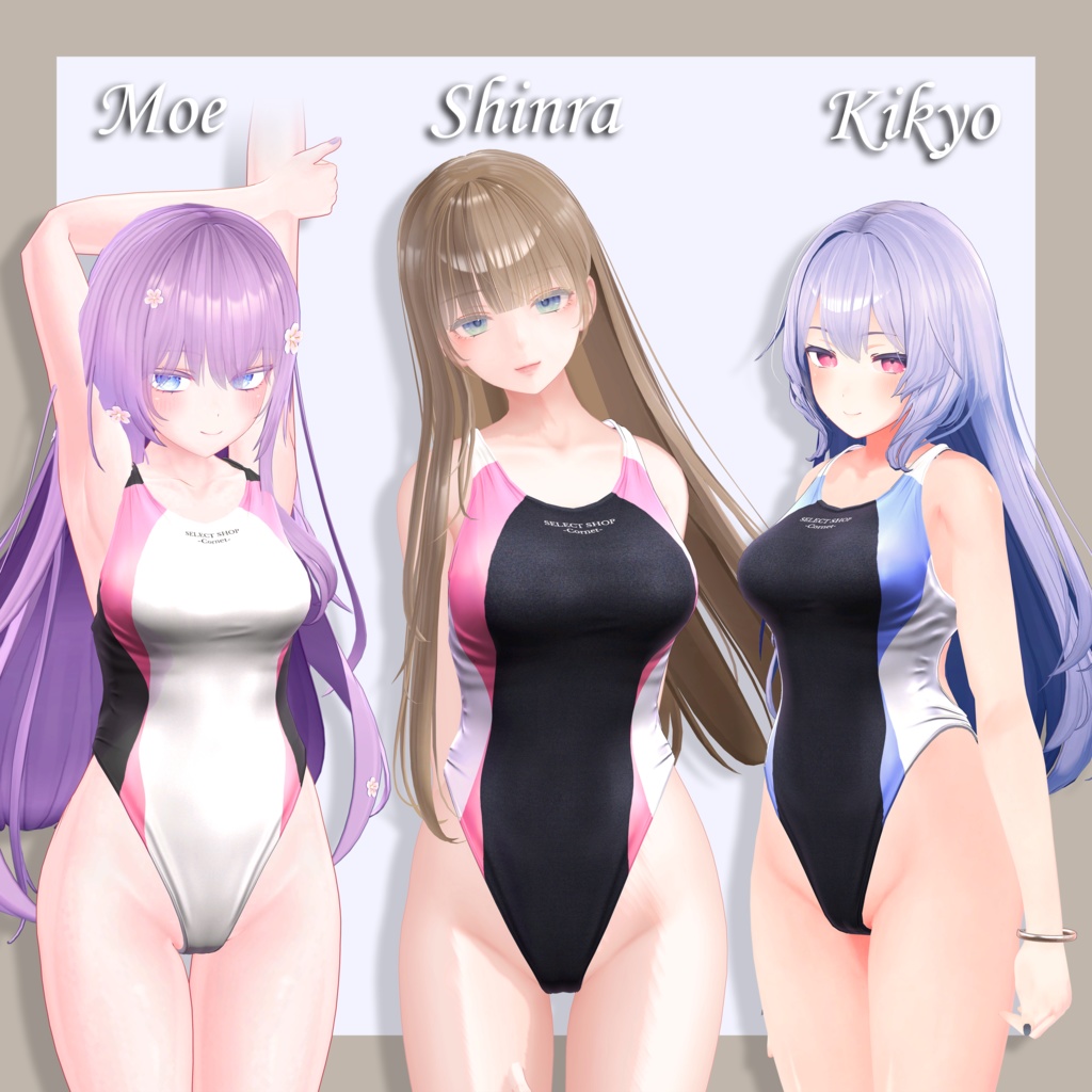 【7アバター対応】競泳水着-Swimsuit-