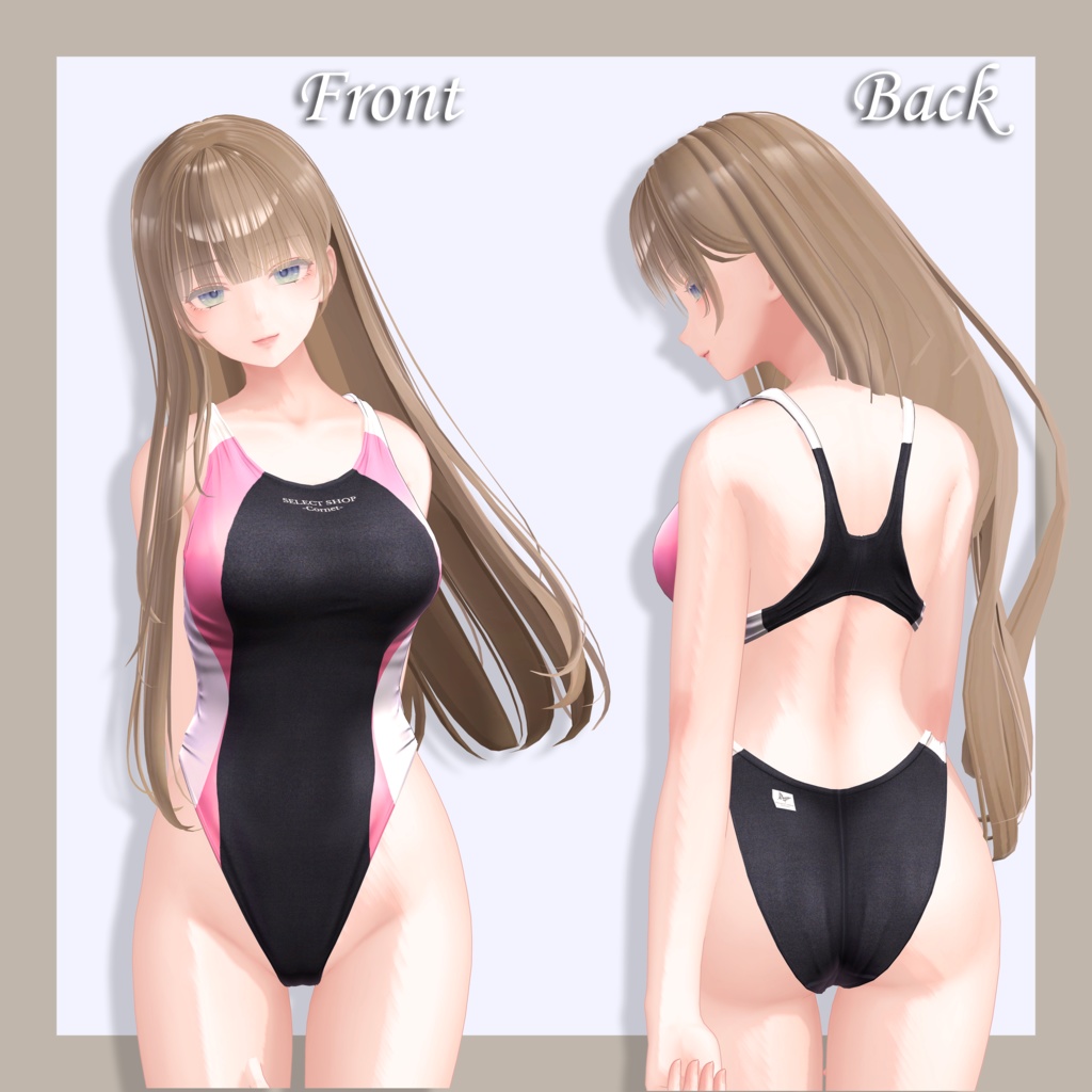 【7アバター対応】競泳水着-Swimsuit-