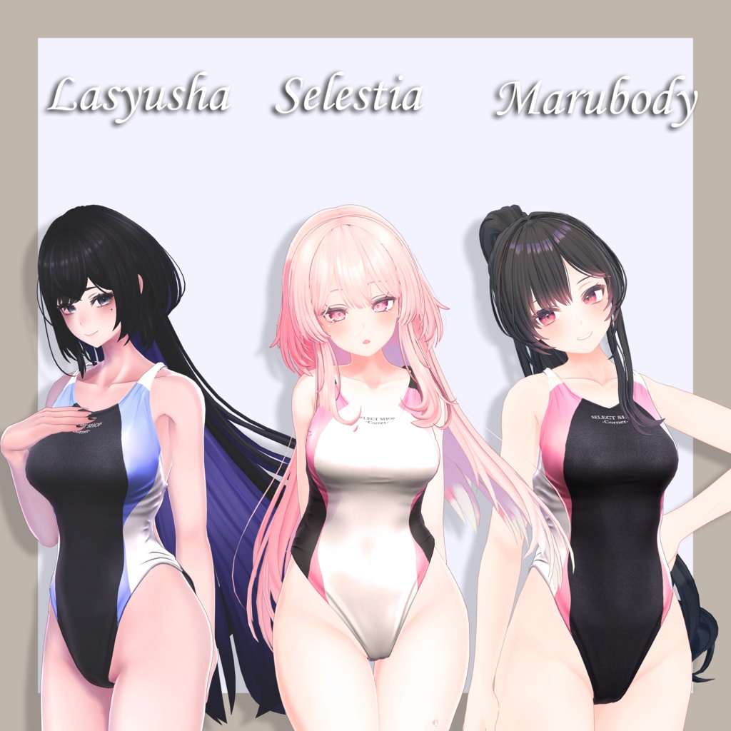 【7アバター対応】競泳水着-Swimsuit-