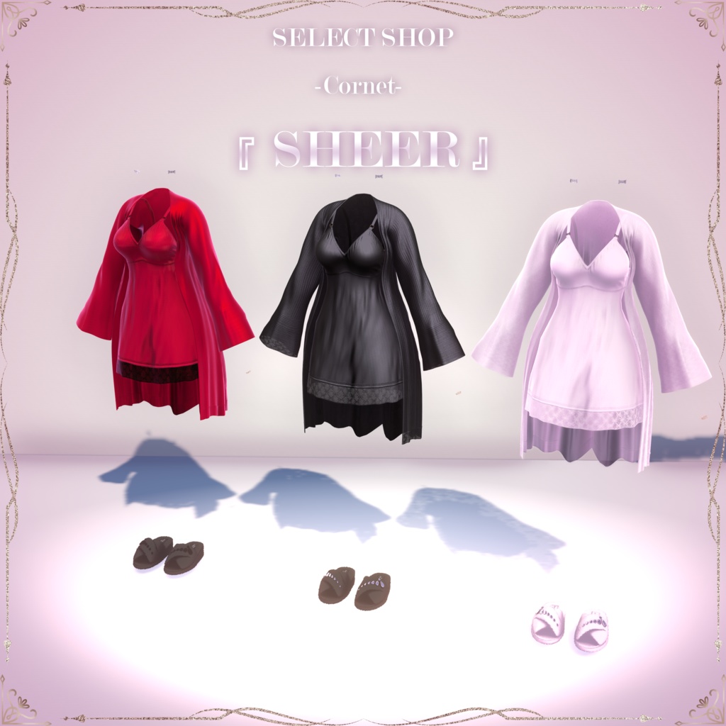 『 SHEER 』 ルームウェア SELECT SHOP-Cornet- #シアー #セレコル