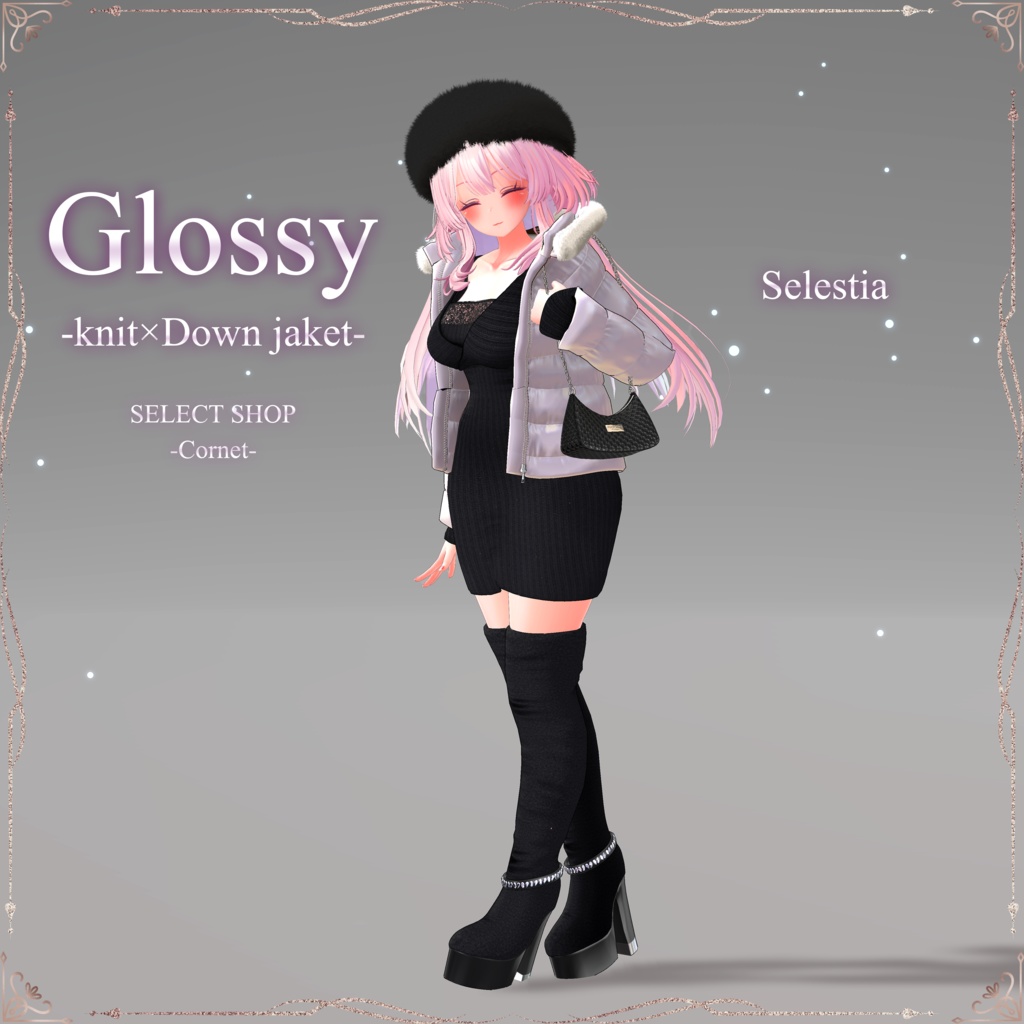 『 Glossy-knit×Down jaket- 』 SELECT SHOP-Cornet- #グロッシー #セレコル