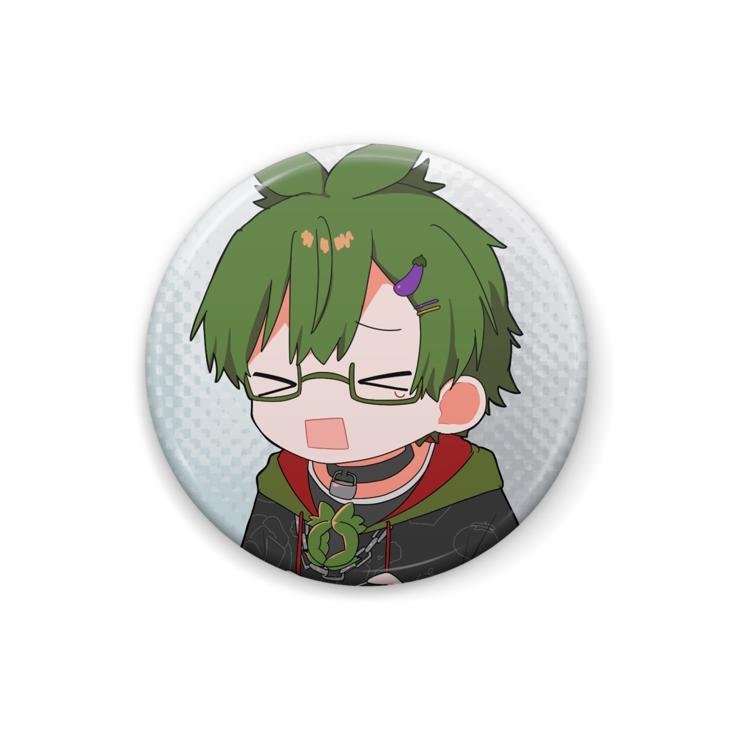 【限定五個】ちしゃ缶バッチ(あちゃー)