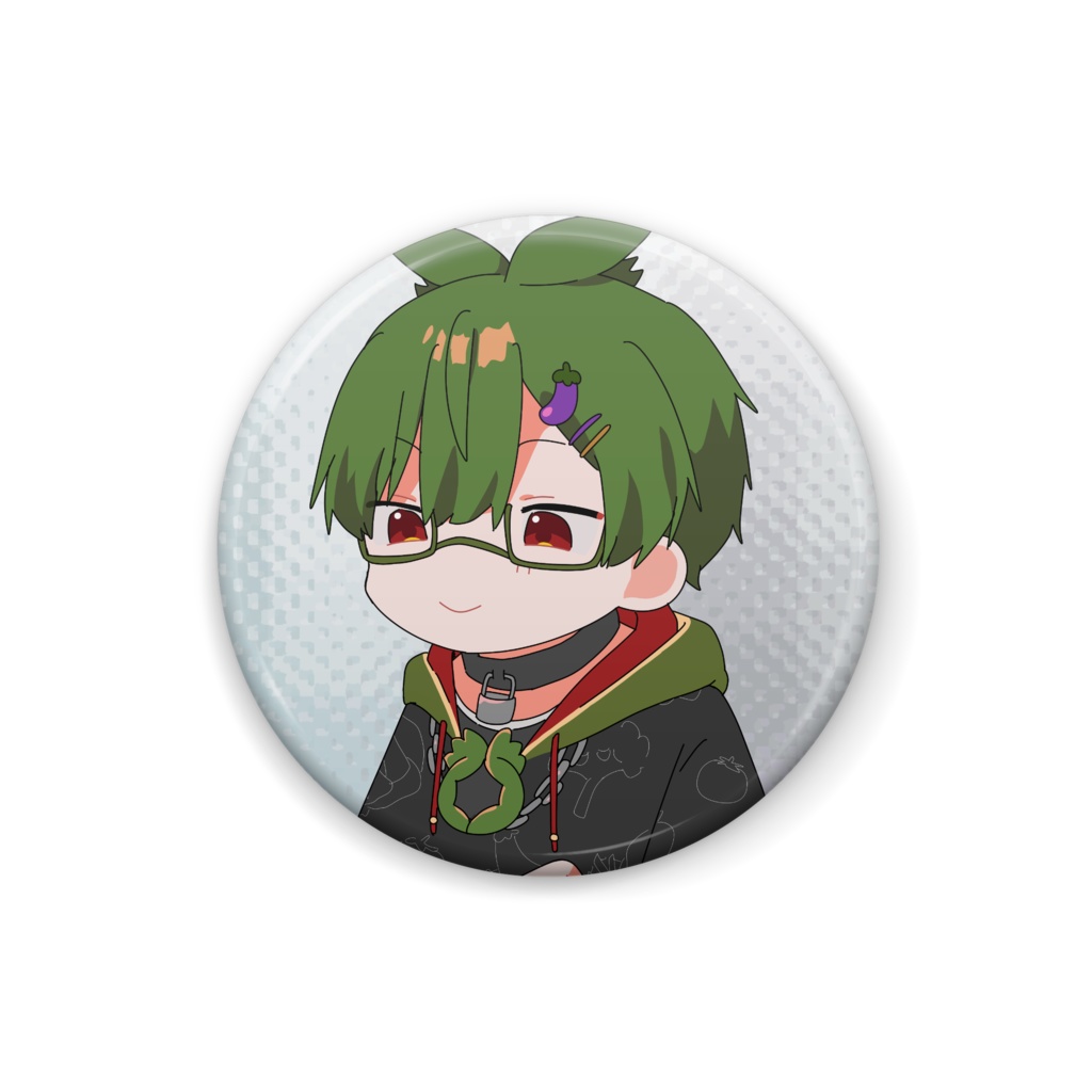 【限定五個】ちしゃ缶バッチ(どや)