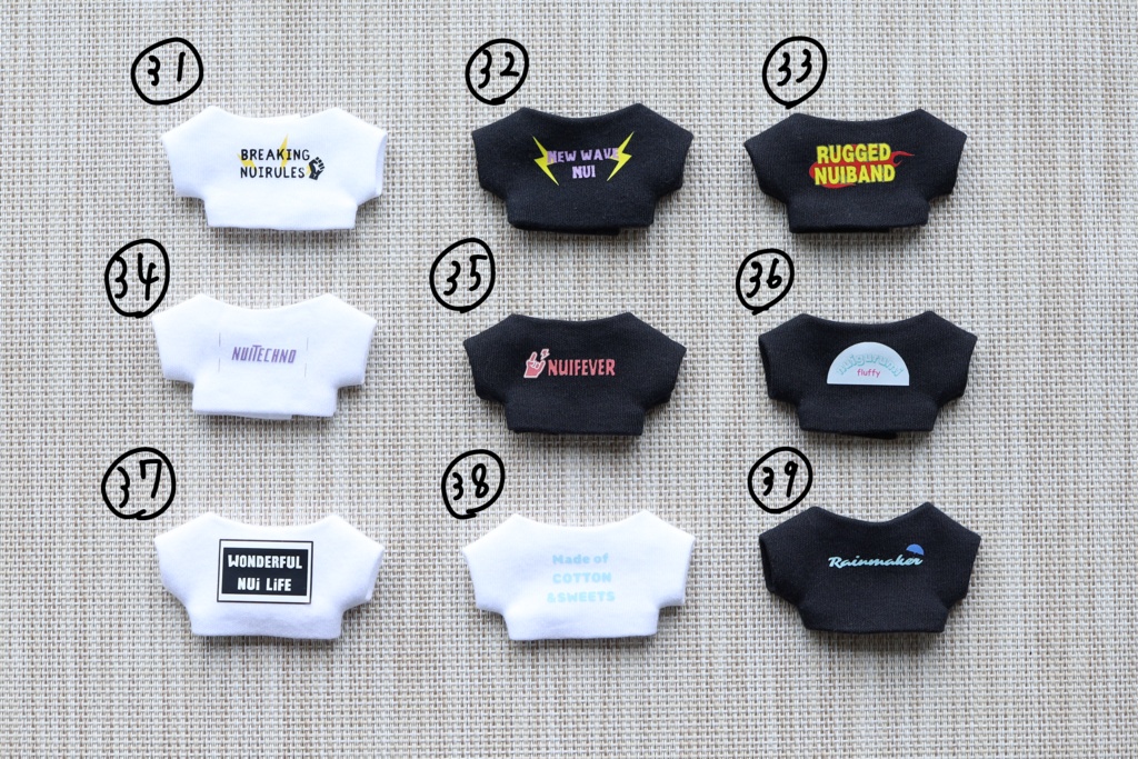 ぬい用プリントTシャツ