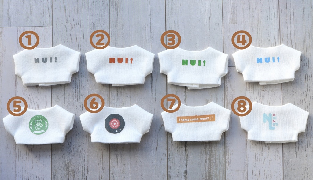 12cmぬい用Tシャツ