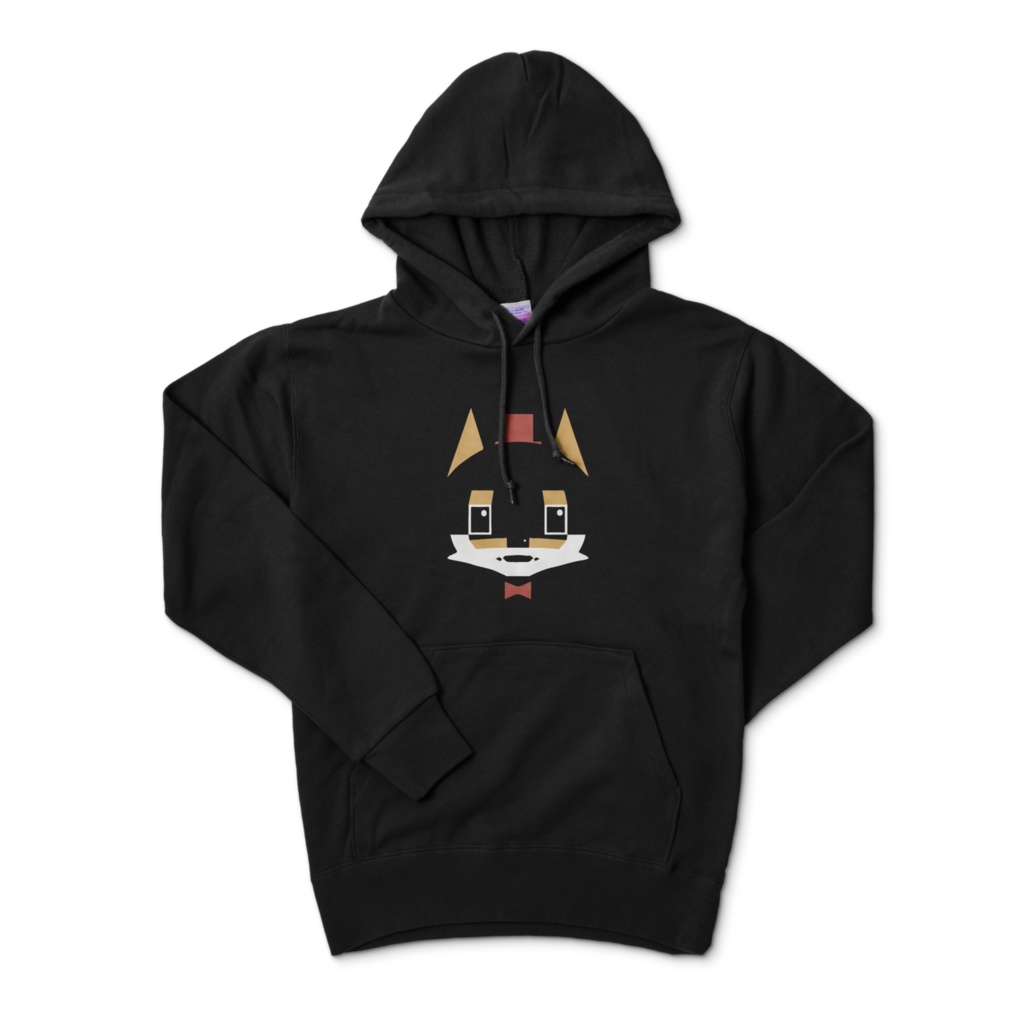 しばぱぱパーカー(ブラック) / SibaPaPa hoodie(BLACK)