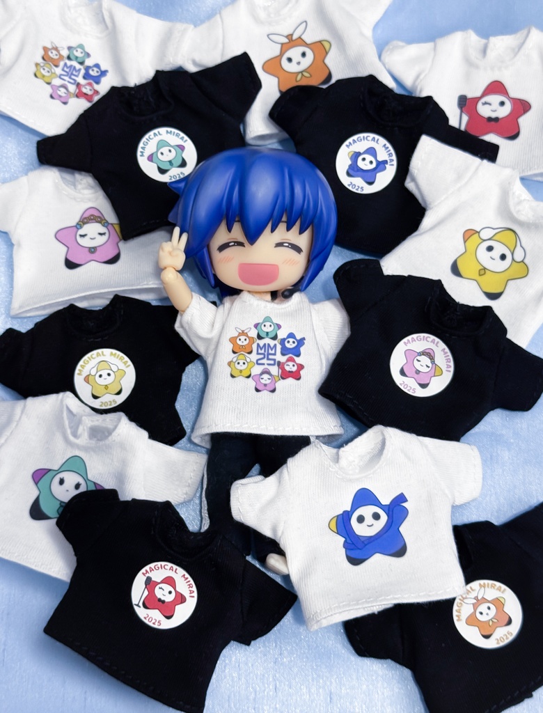 MM2025 1/12 ドール用の星太郎さんシャツ 単体イラスト ブラックVer. (6種類)