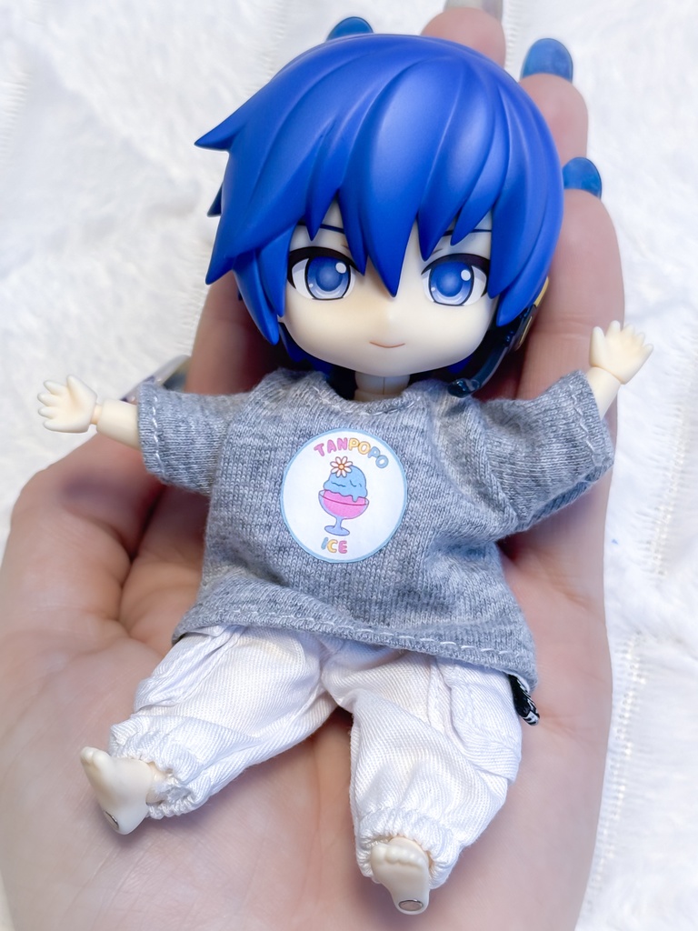 1/12 ドール用　たんぽぽアイスのシャツ