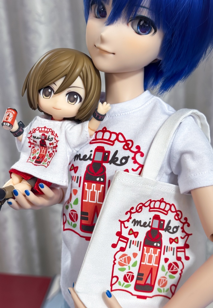 【1/3&ぬいぐるみ用】 MEIKOのモチーフ ミニチュアトート