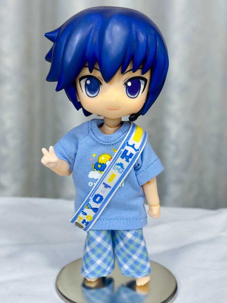 【1/3 & 1/12スケール用】　KAITO ２０周年記念 　サテンのタスキ