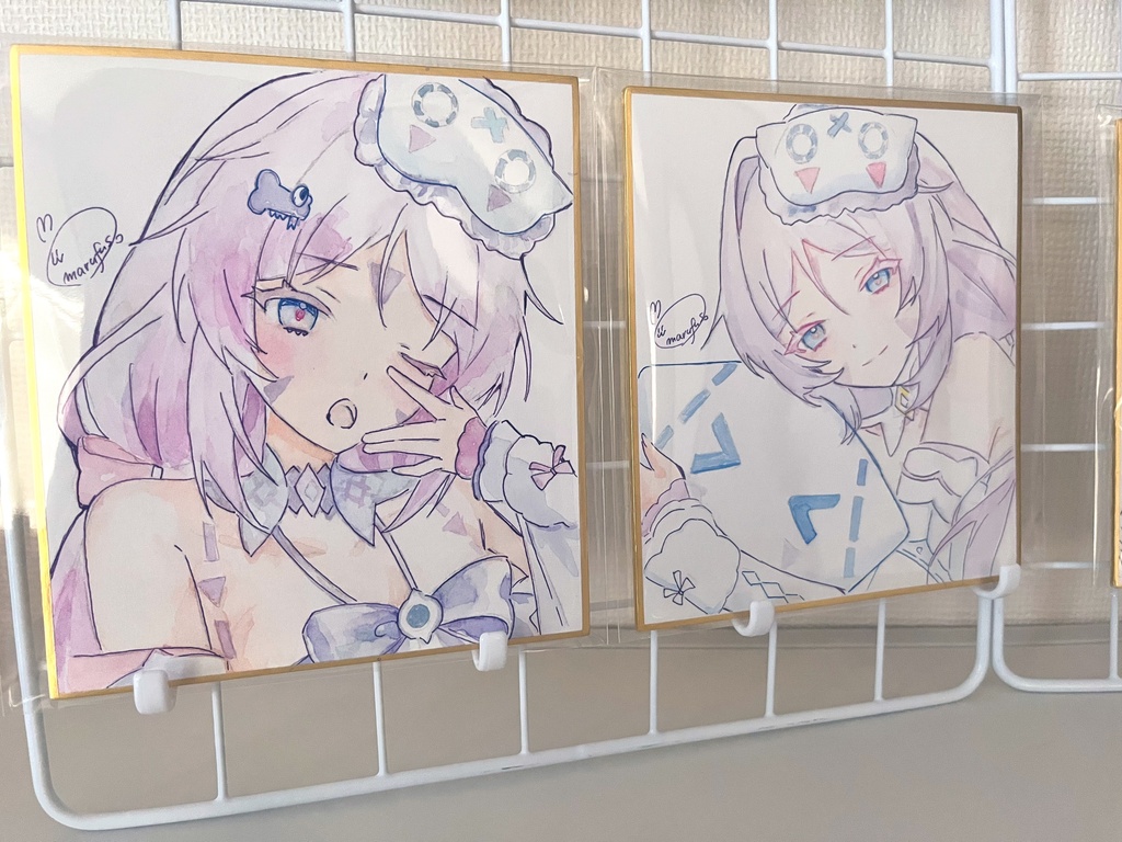直筆色紙