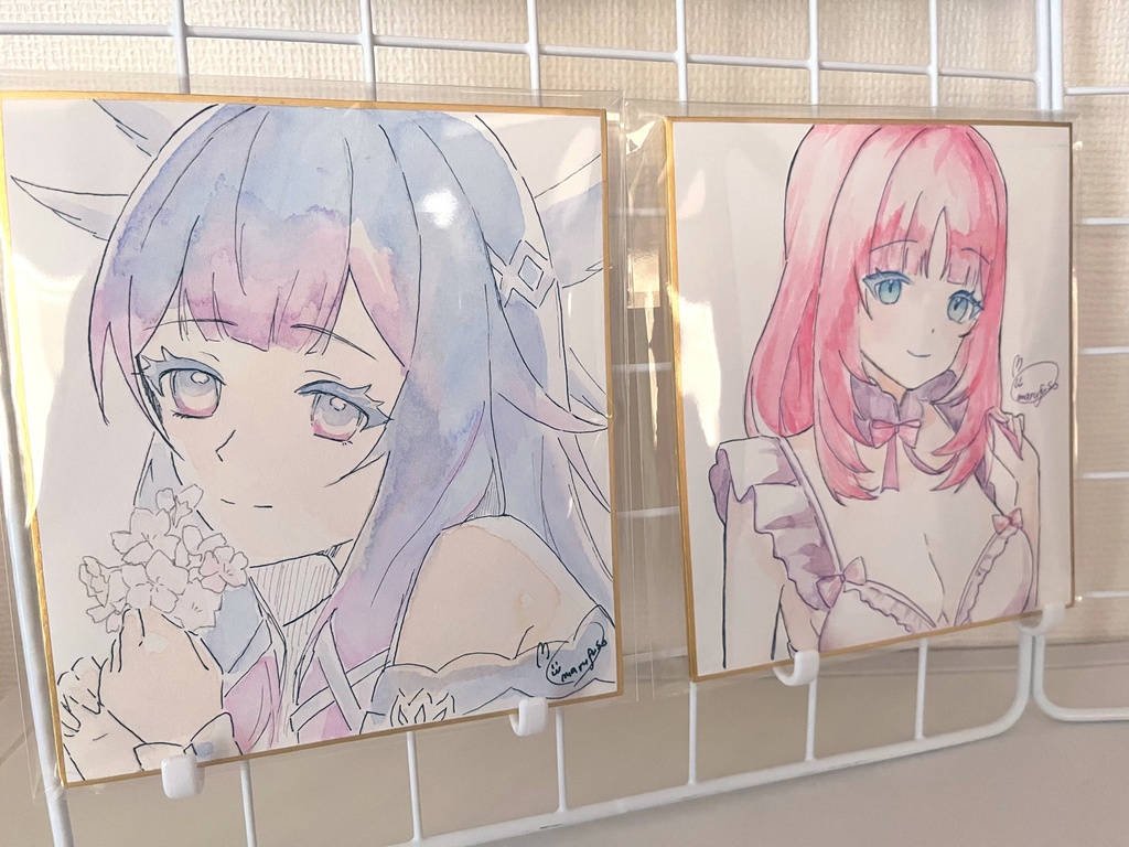直筆色紙