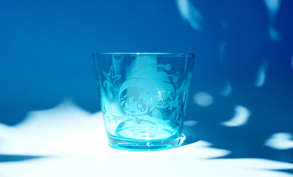 ぽちゃんと みーまんグラス