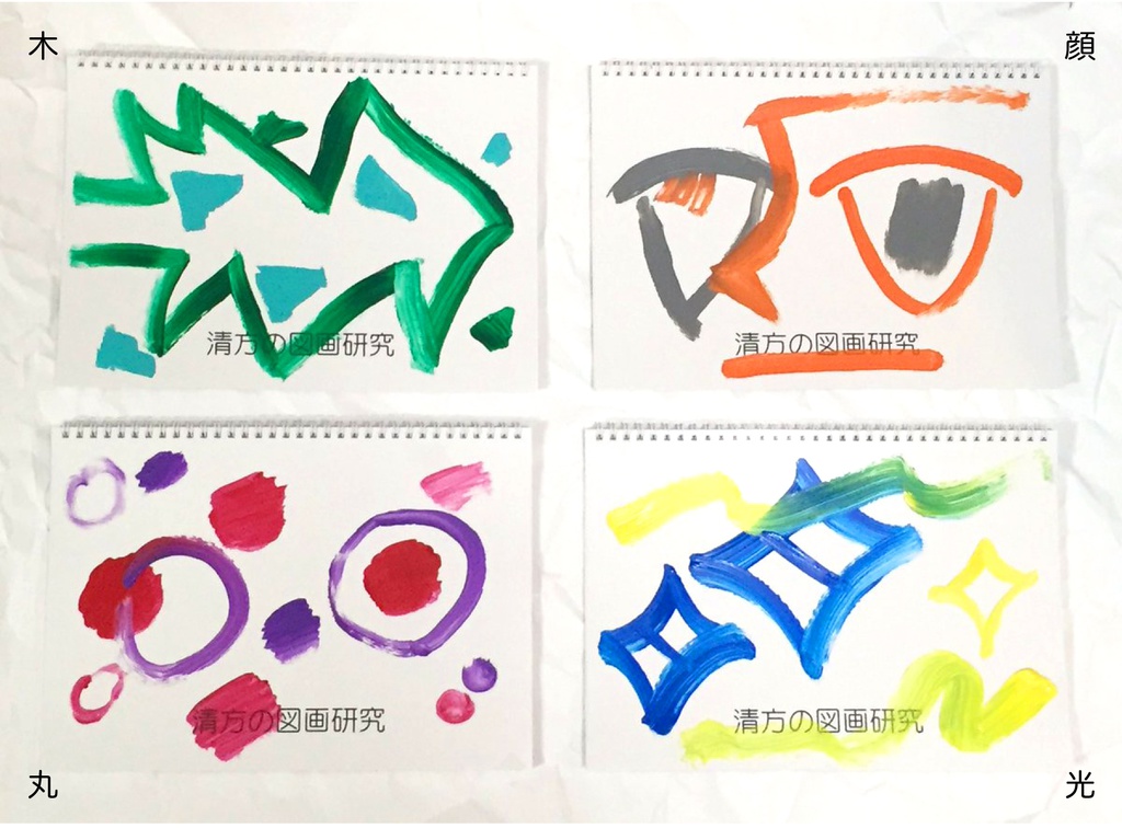 清方の図画研究