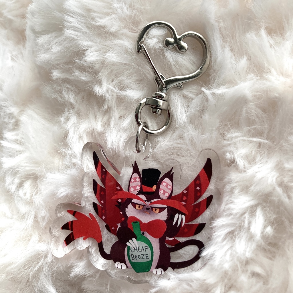 招きハスクのアクリルグッズ（バージョン違いあり