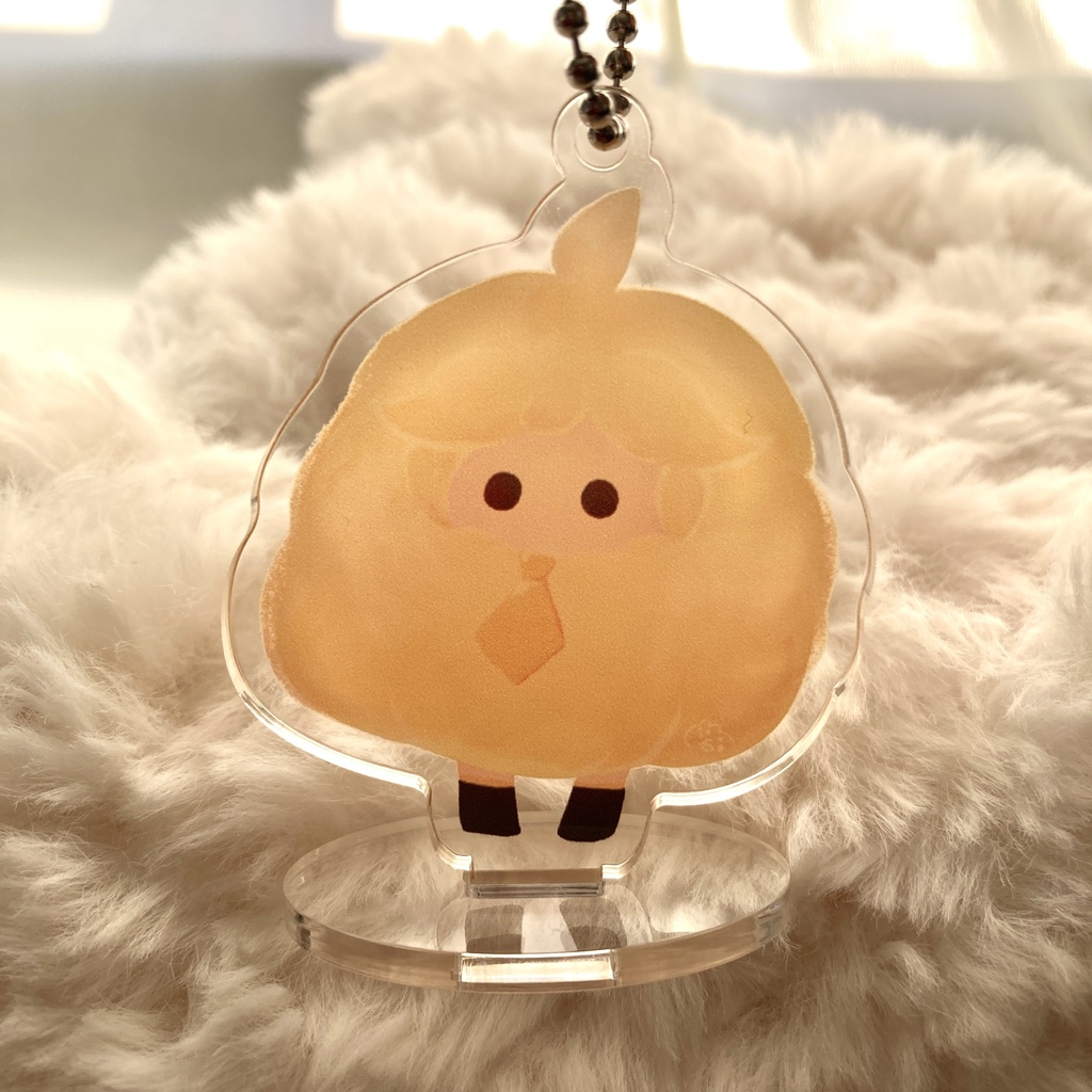 もけもけちゃんのアクリルキーホルダー