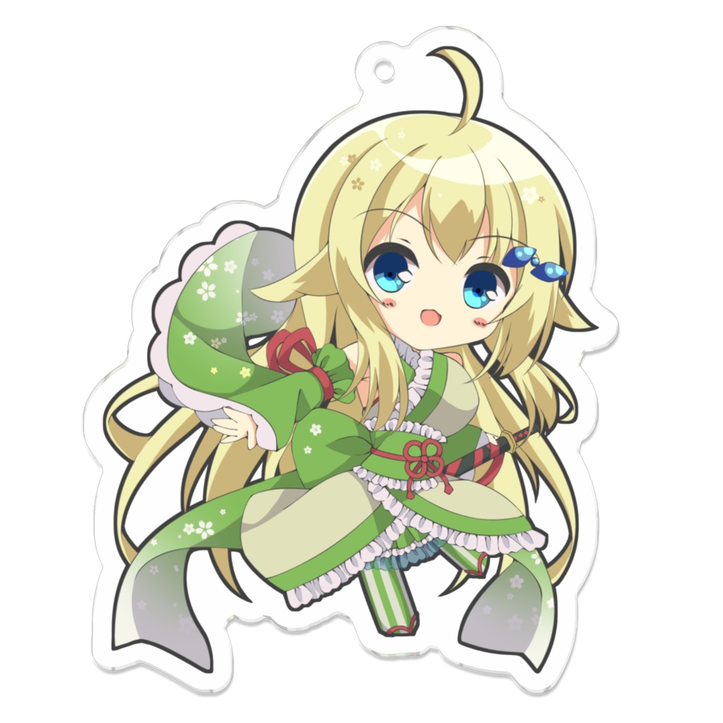 うちのこアクキー(みどり)