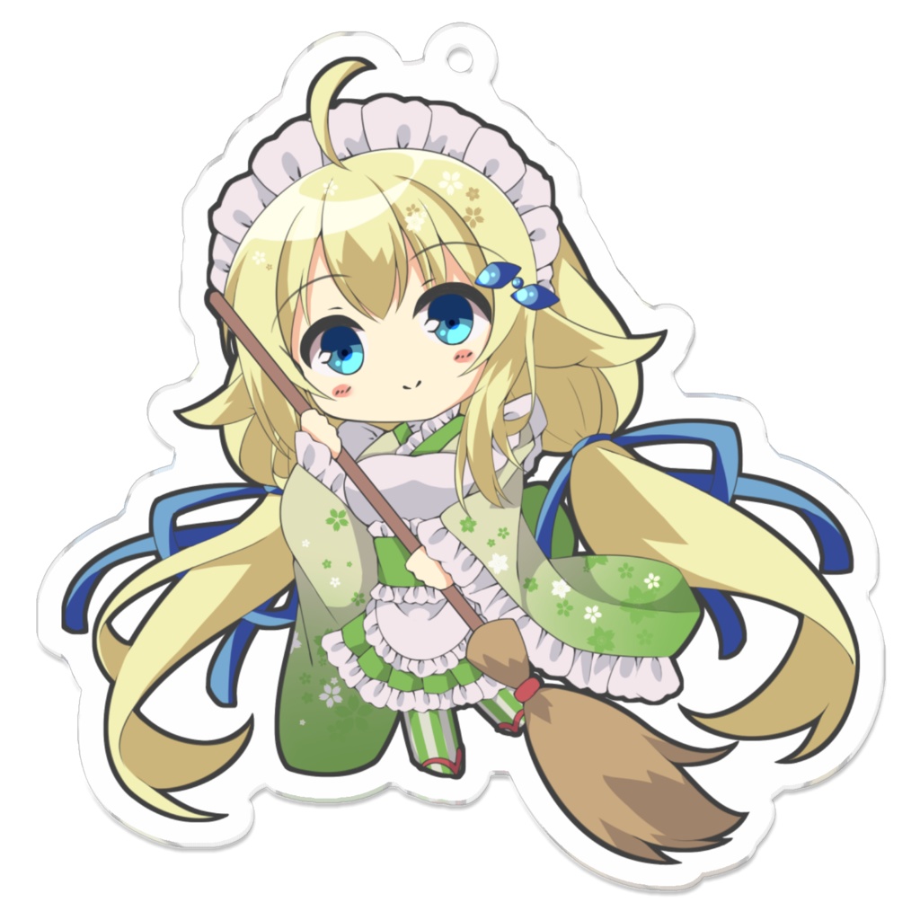 うちのこアクキー(Ver.みどりメイドさん)