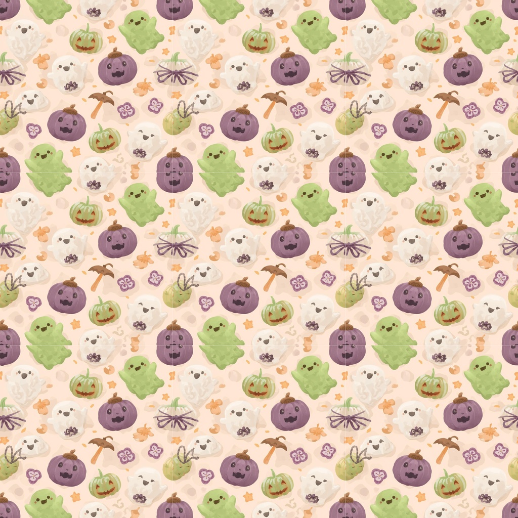 ハロウィン２デジタルペーパー