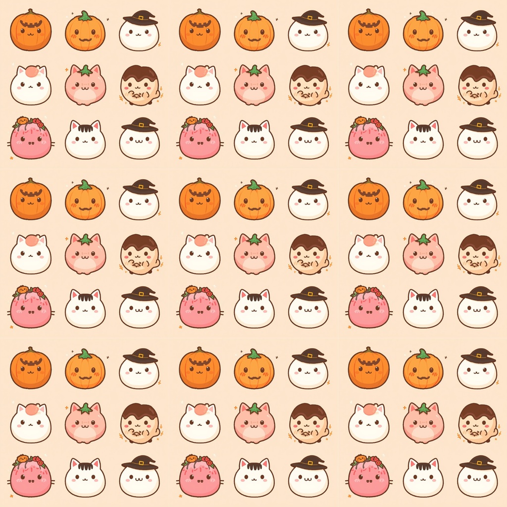 ハロウィン13デジタルペーパー