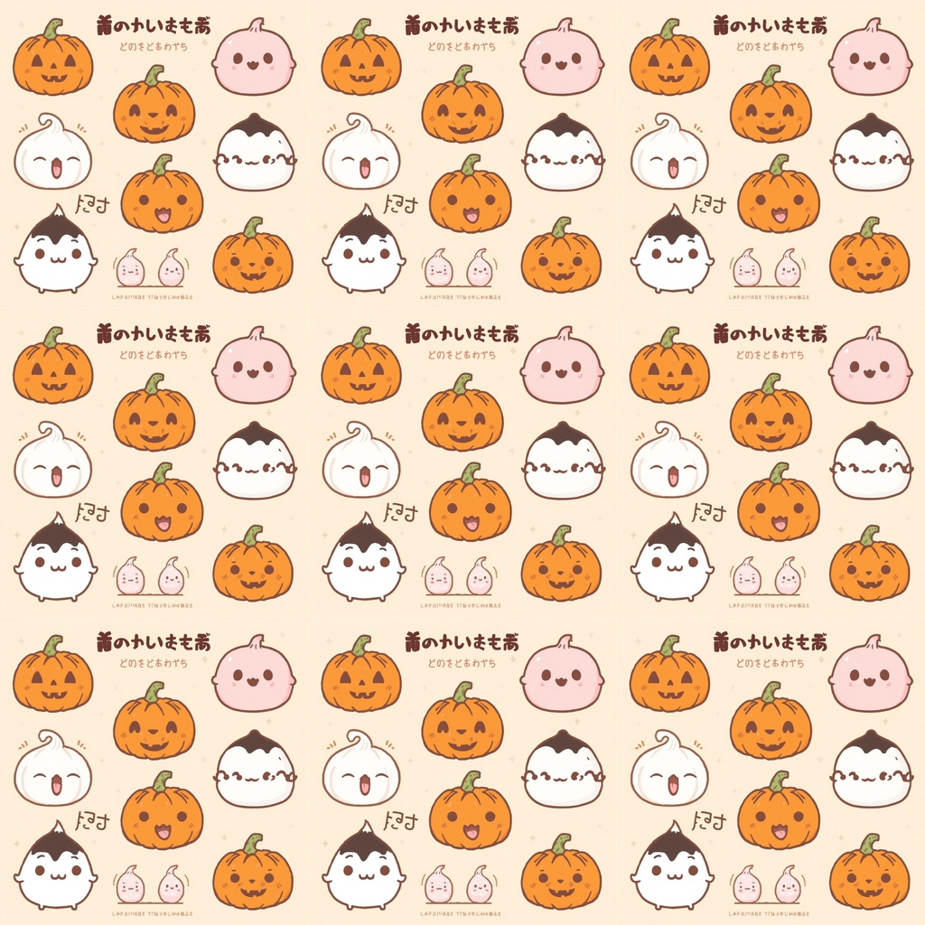 ハロウィン15デジタルペーパー