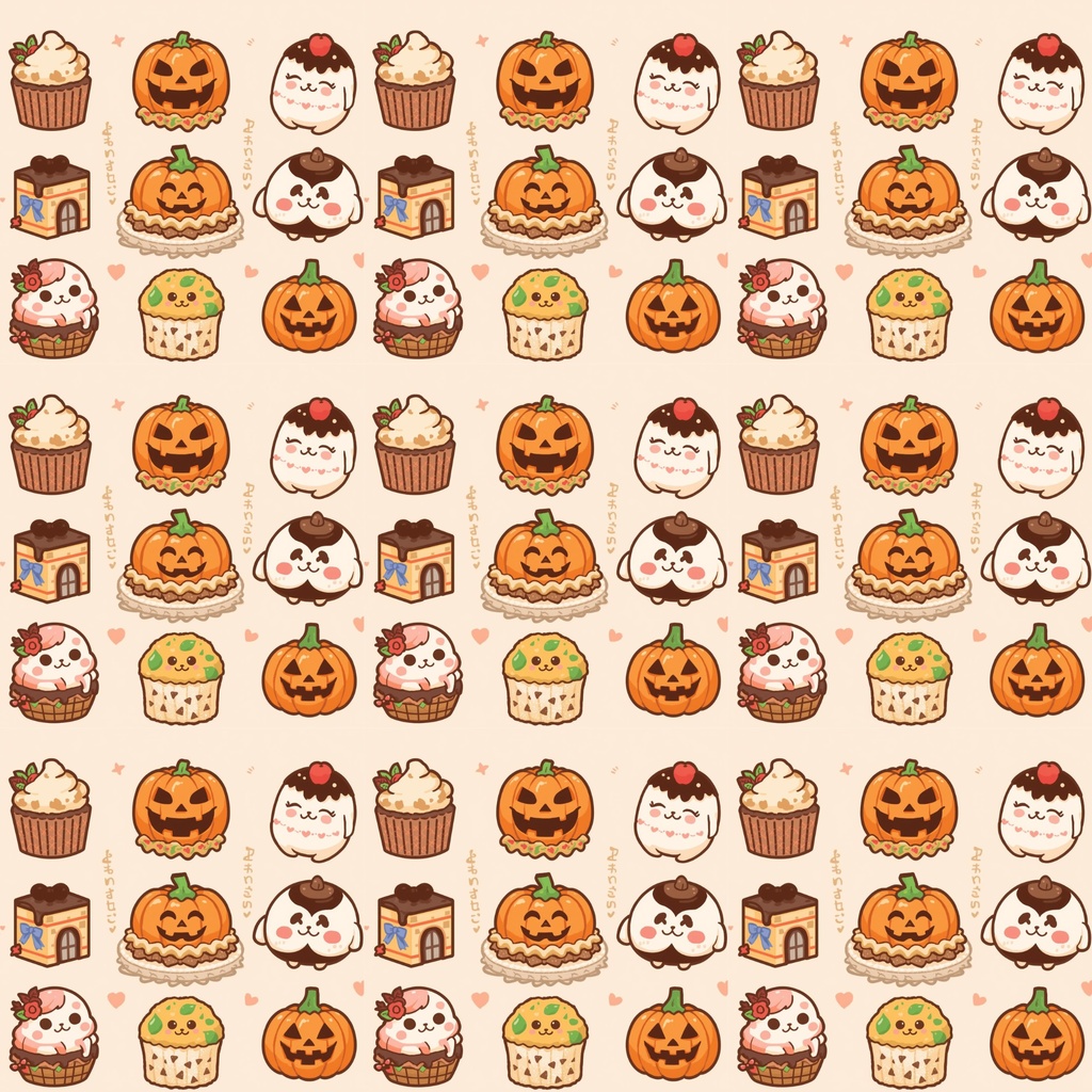 ハロウィン17デジタルペーパー