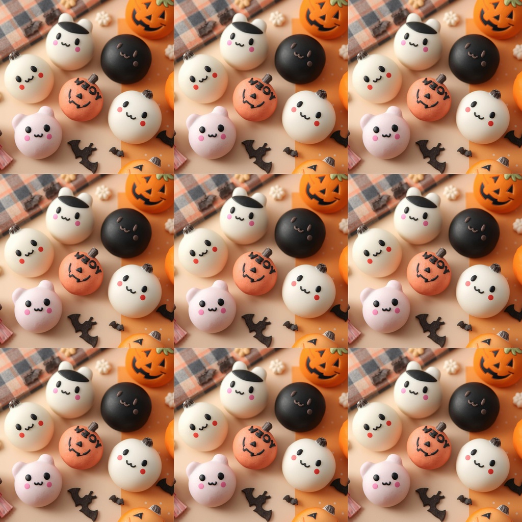 ハロウィン18デジタルペーパー