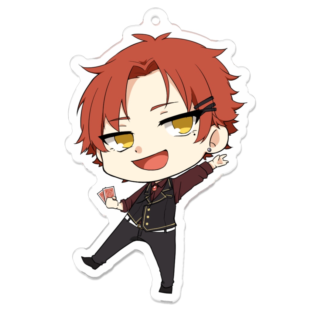 赤戯レオのアクリルキーホルダー1