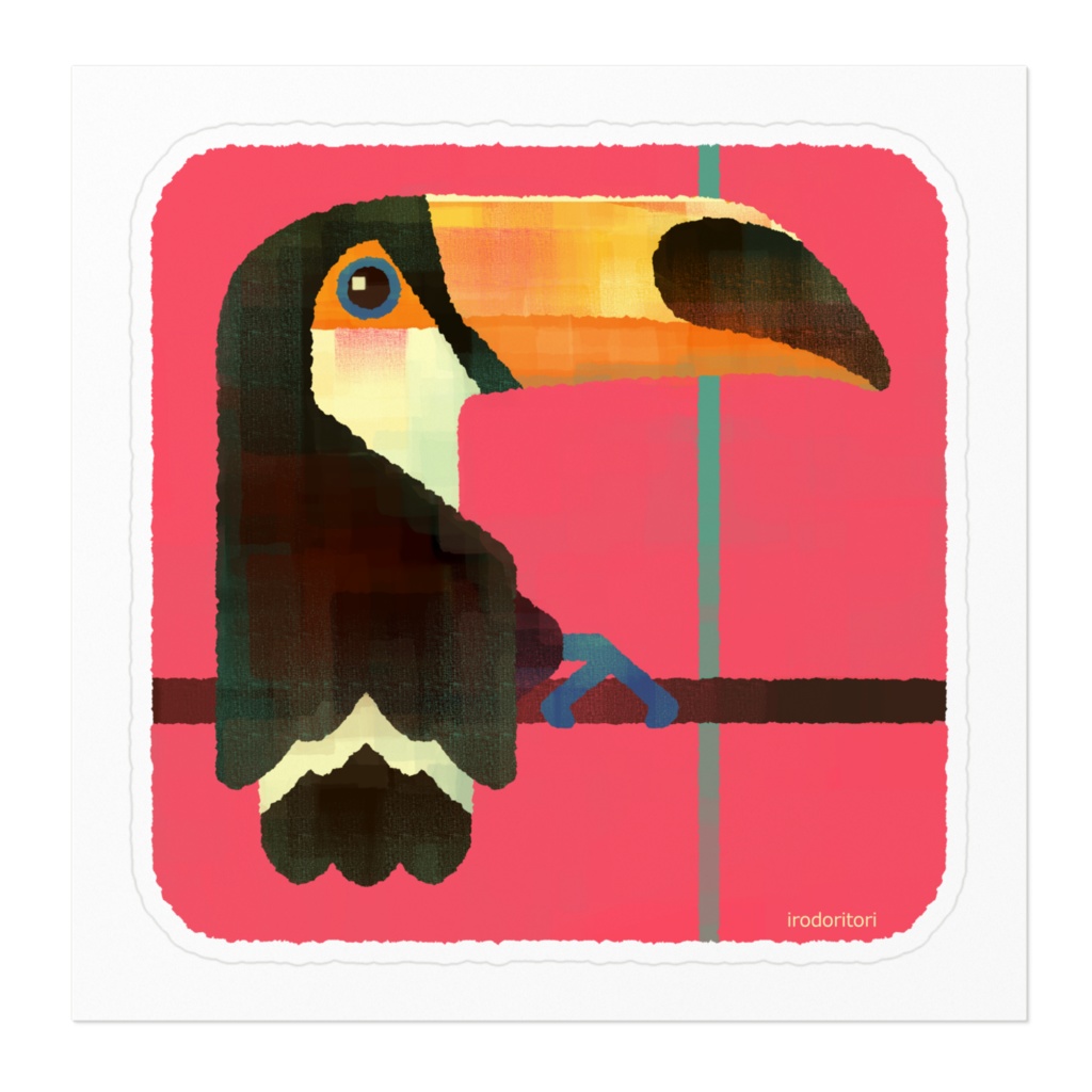 オオハシさんステッカー