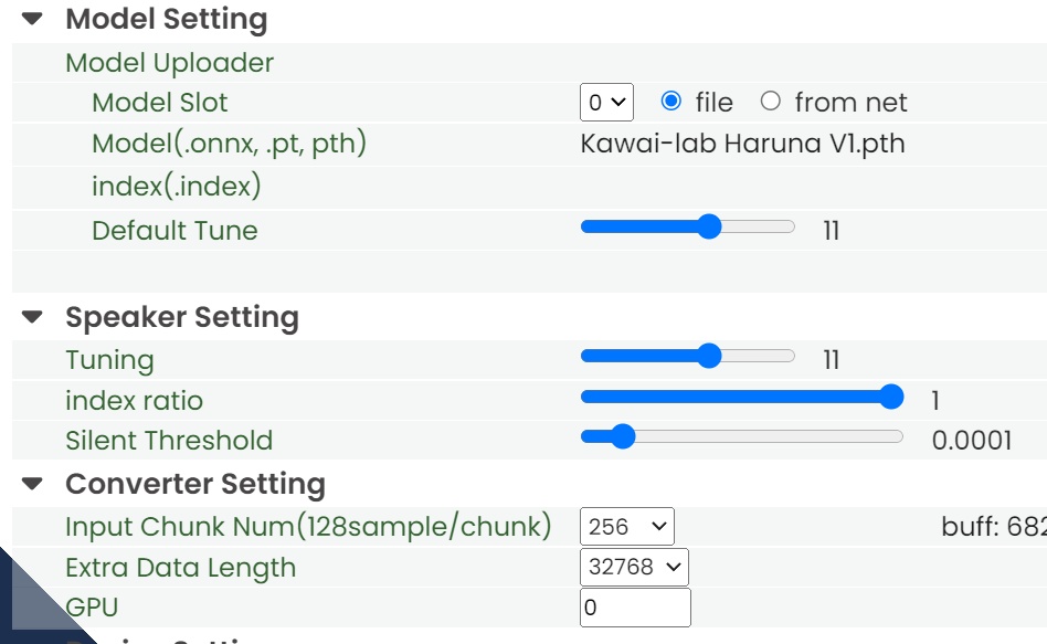 RVC用学習データ「ハルナ」