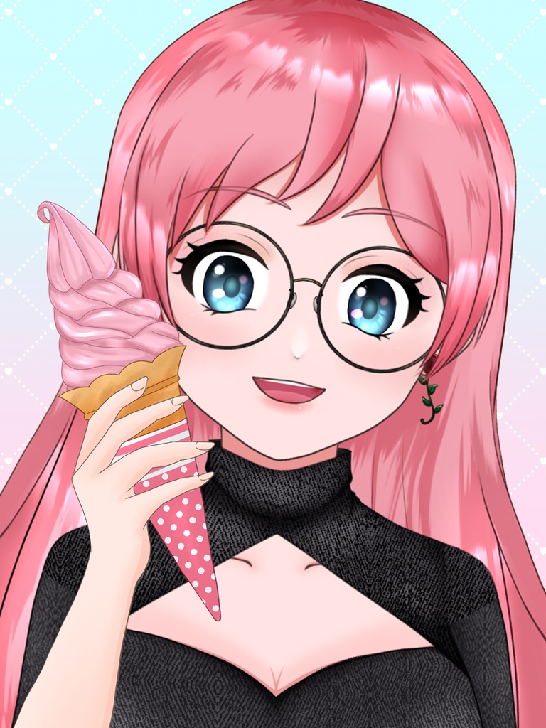 素材配布 ソフトクリームの日 ソフトクリーム2種類