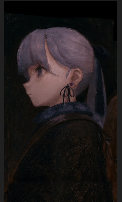 迷画：備蓄米の耳飾りの女