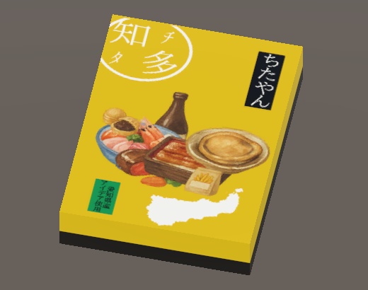 三ハ式愛知土産　細長い白あん焼き菓子