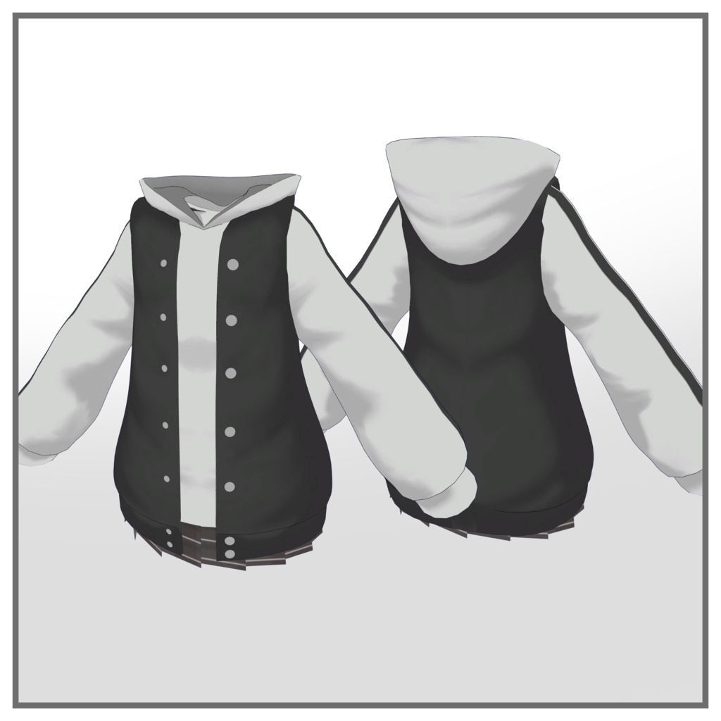 【ラスクちゃん・シフォンちゃん対応】んぴょパーカー