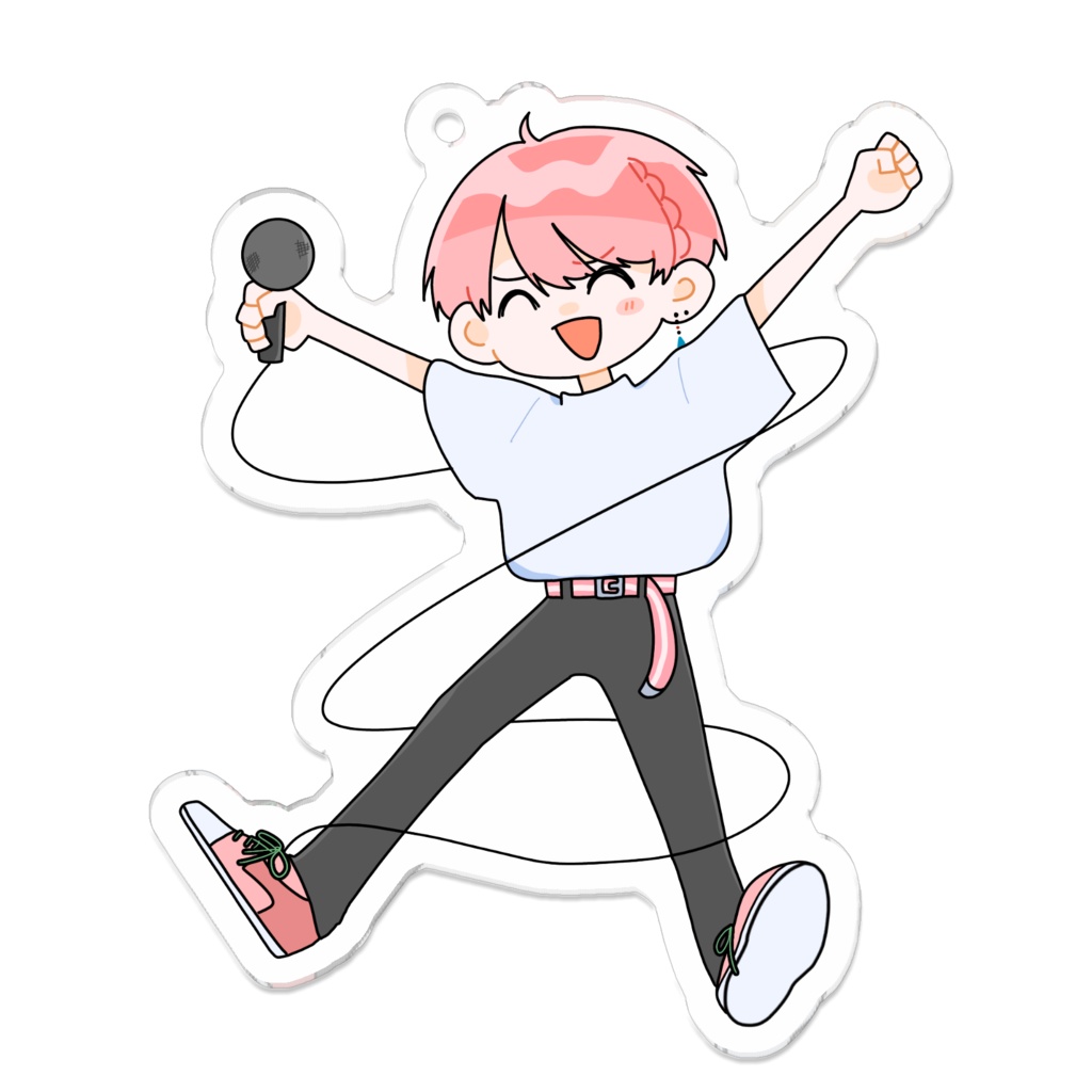 210アクリルキーホルダー