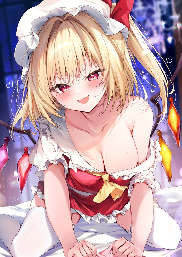 【再販】【受注生産】「東方紅魔郷」フランドールスカーレット　B2タペストリー スエード
