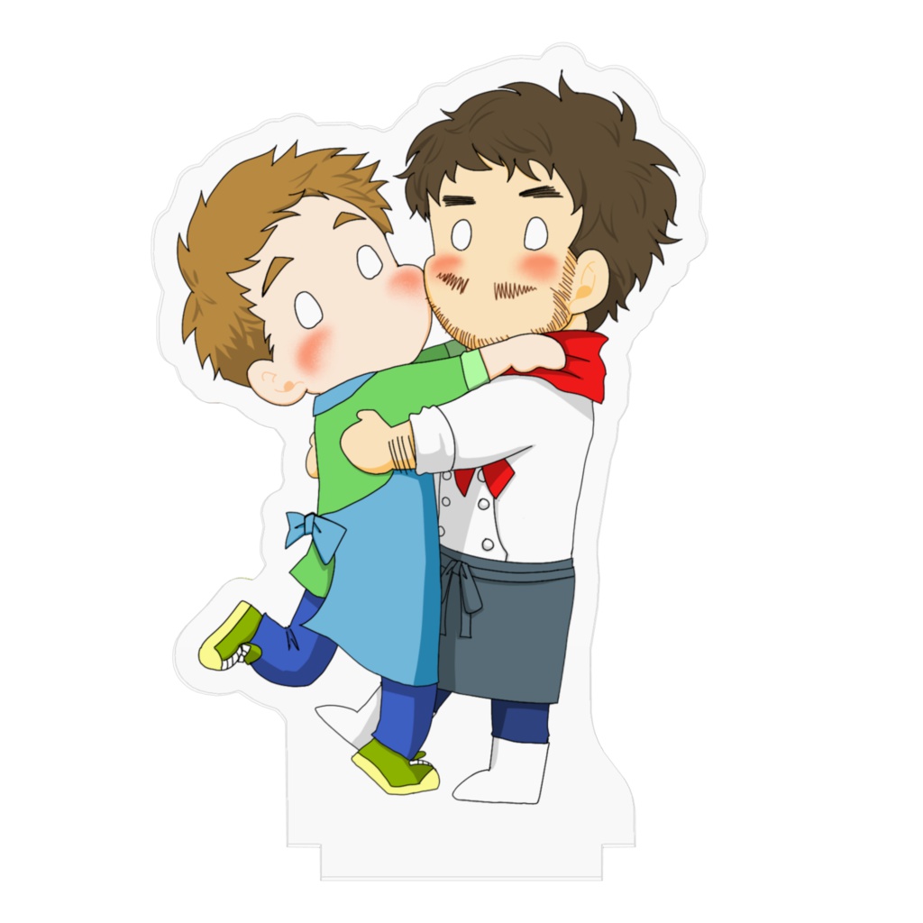 「パン職人の恋人」アクリルフィギュア(ハグ)