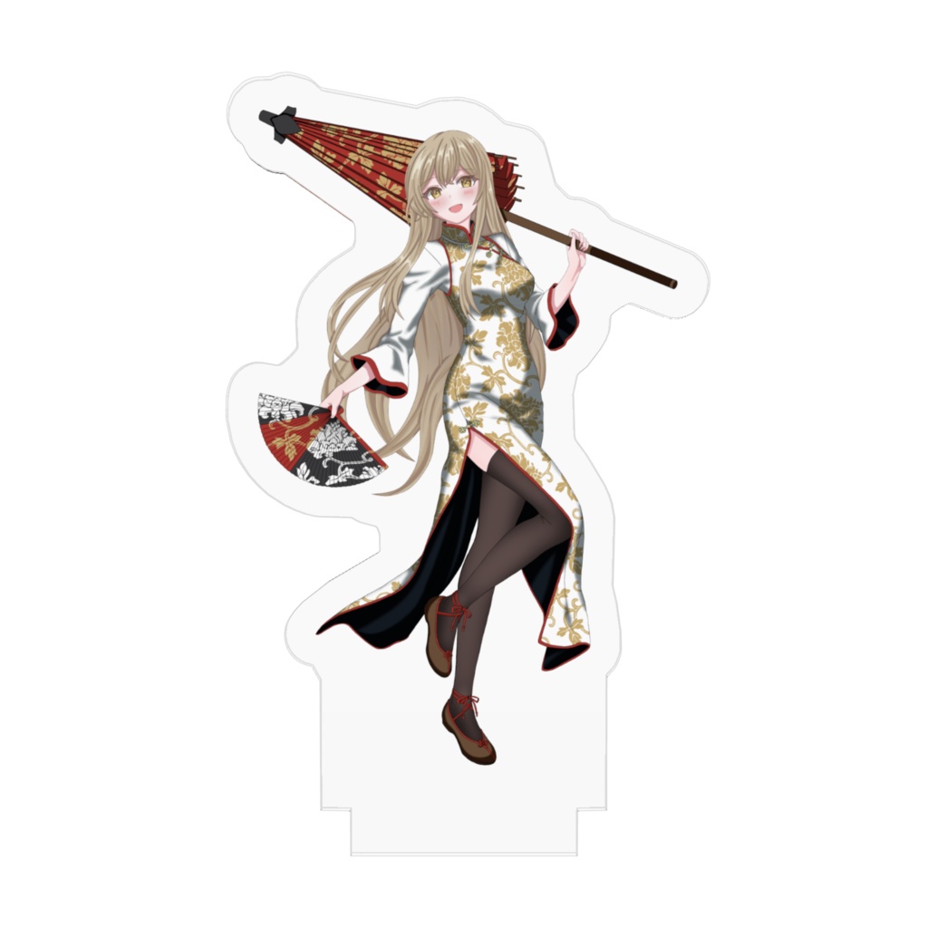 れあチャイナ服_唐傘扇子