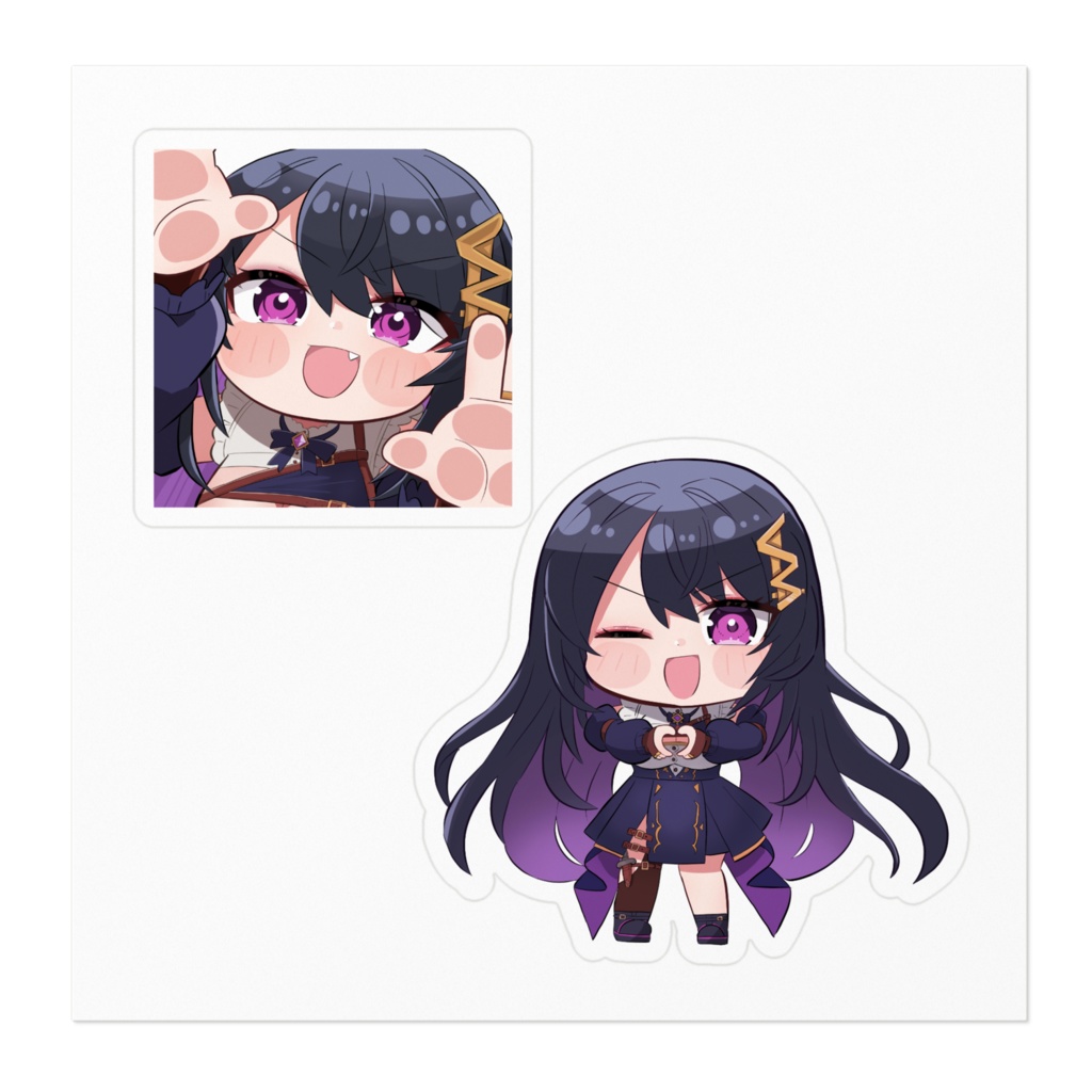 【1周年記念】デフォルメイラストステッカー ver.1