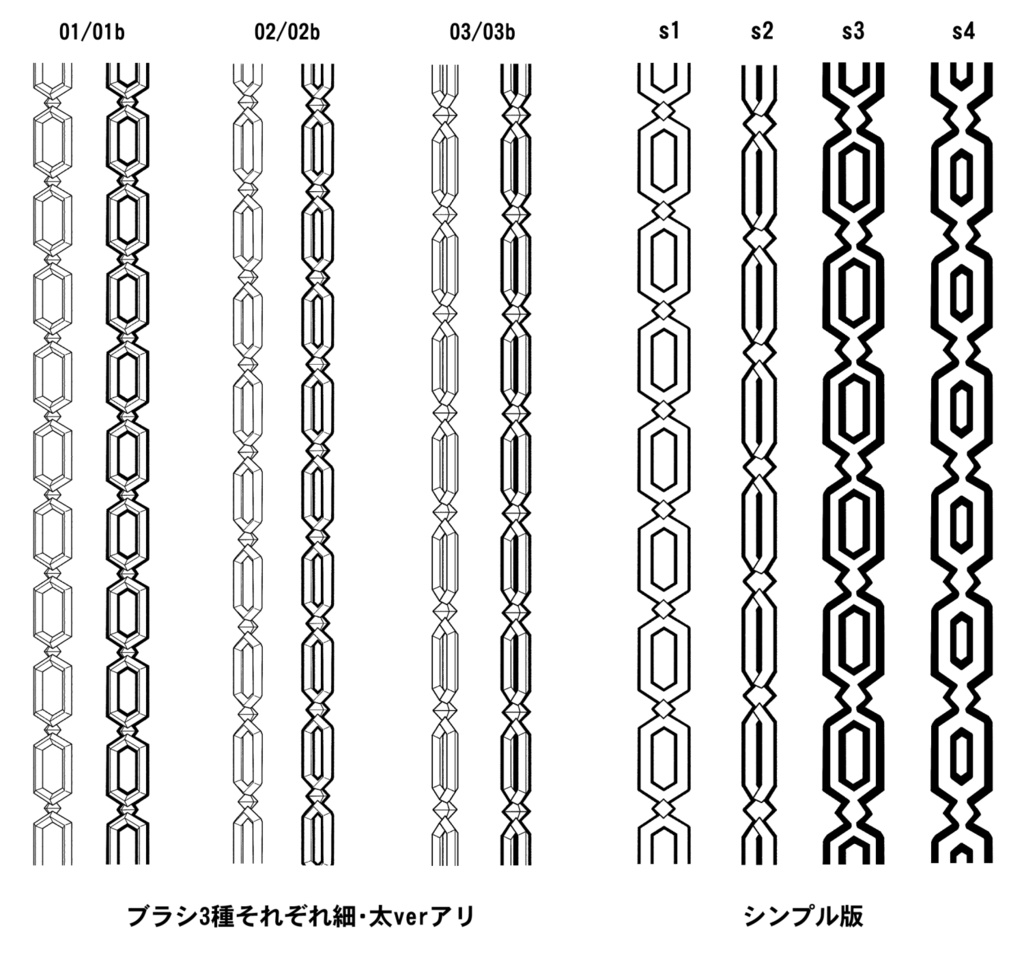 リオセスリの鎖ブラシセット
