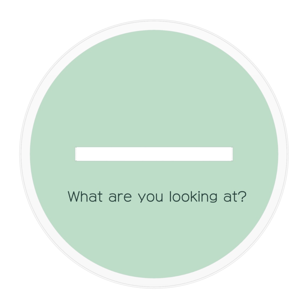 翠『何見てんの?』